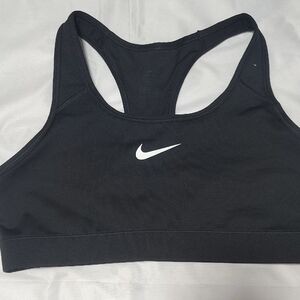 Nike Women's Black Racerback Sports Bra Large